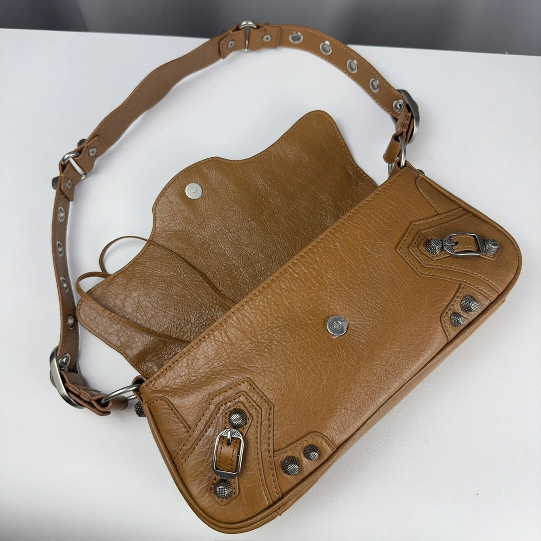 Balenciaga Le Cagole Large Lambskin Sling Bag 600 Baguette Original 61102