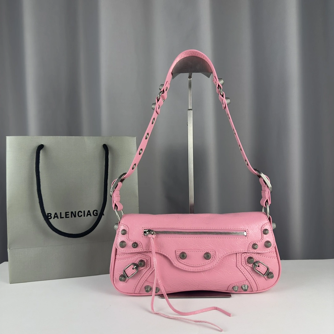 Balenciaga Le Cagole Large Lambskin Sling Bag Colorful 61103