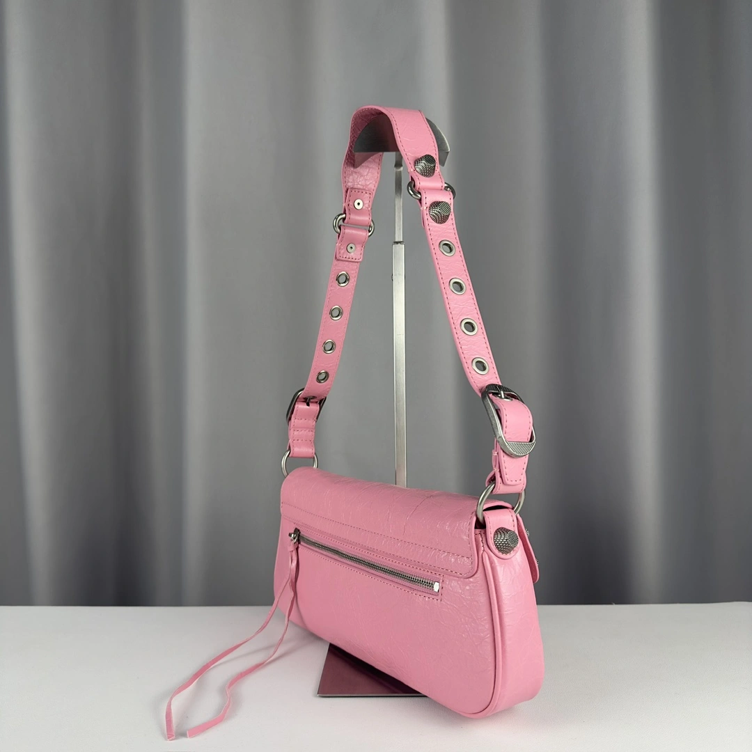 Balenciaga Le Cagole Large Lambskin Sling Bag Colorful 61103