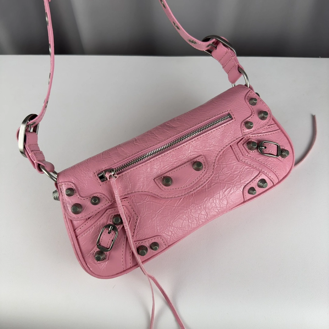 Balenciaga Le Cagole Large Lambskin Sling Bag Colorful 61103