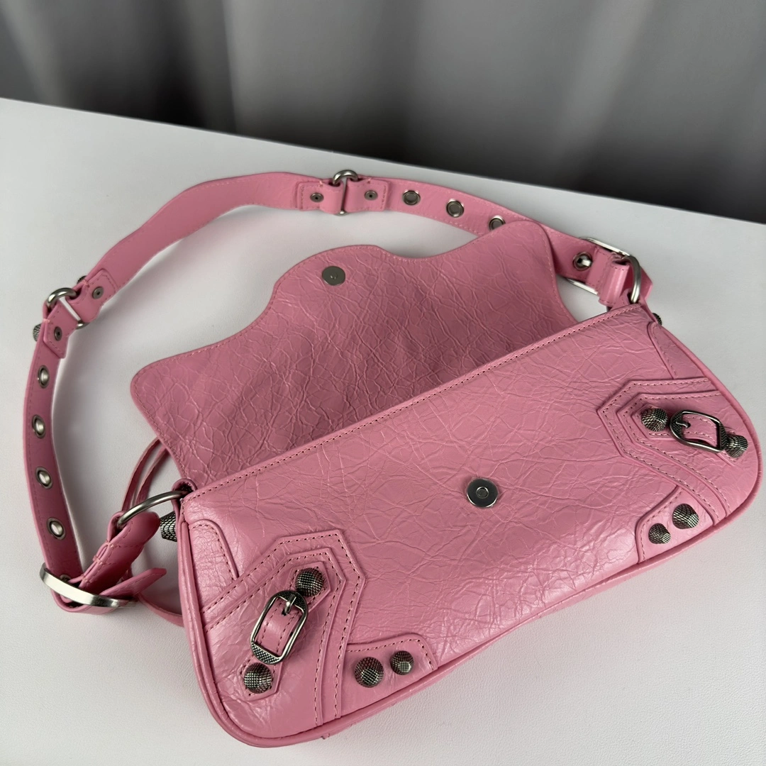 Balenciaga Le Cagole Large Lambskin Sling Bag Colorful 61103