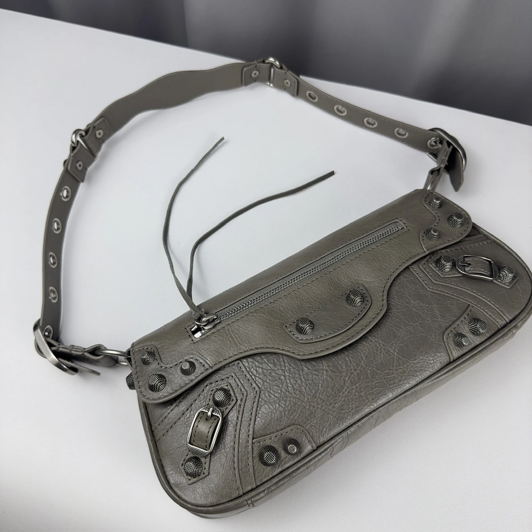 Balenciaga Le Cagole Large Lambskin Sling Bag Practical 61090