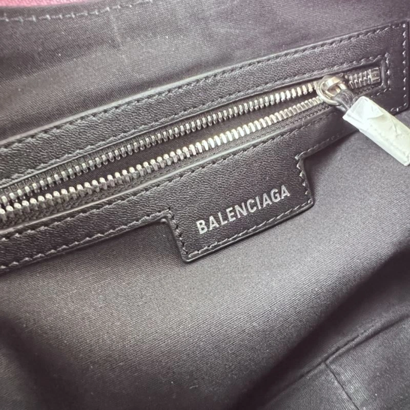 Balenciaga Le Cagole Large Rhinestone Pink Half-Moon Shoulder Bag UrbanChic 78811