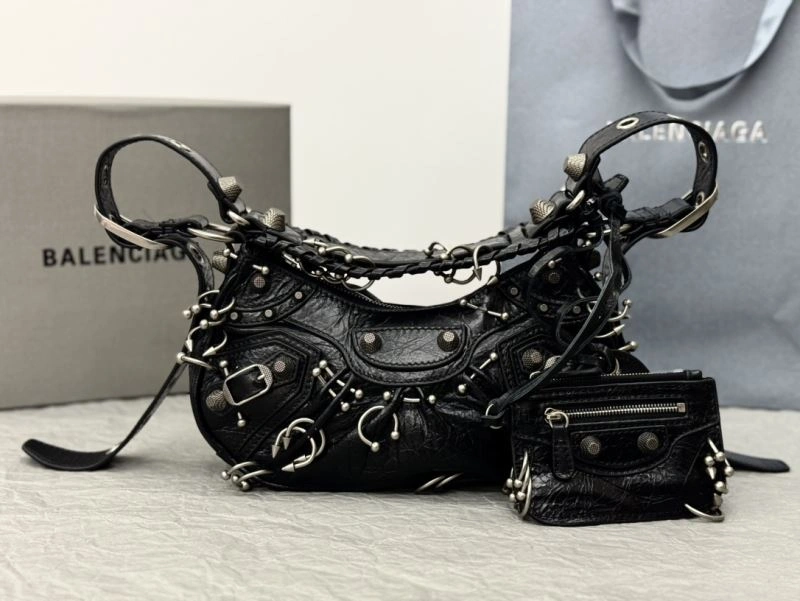 AllSeason Balenciaga Le Cagole Limited Edition Studded Moto Bag 72693