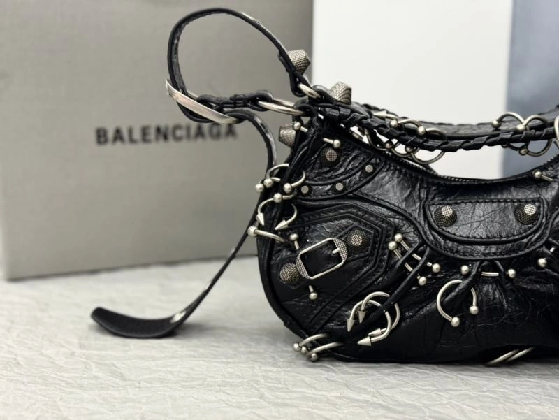 AllSeason Balenciaga Le Cagole Limited Edition Studded Moto Bag 72693