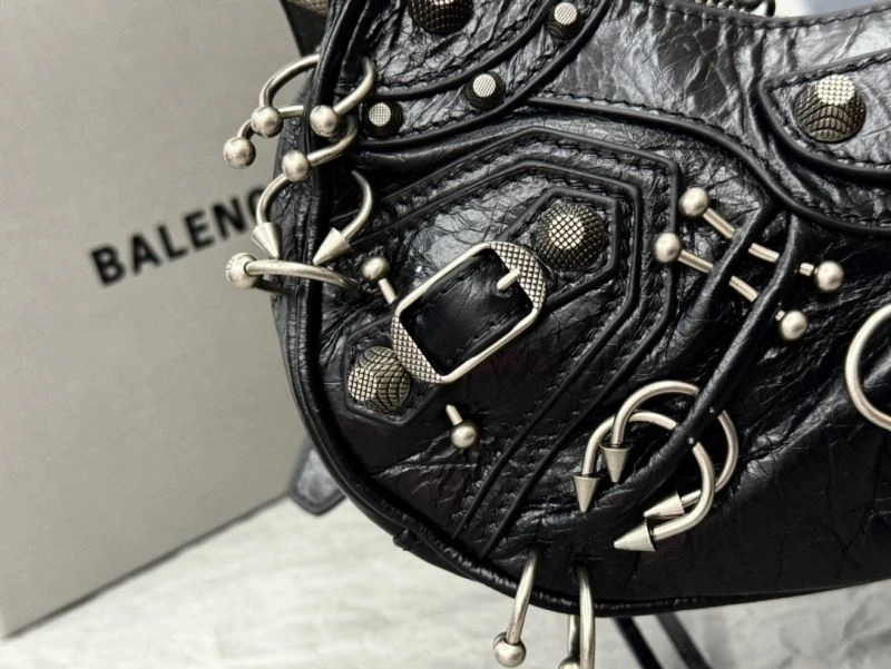AllSeason Balenciaga Le Cagole Limited Edition Studded Moto Bag 72693