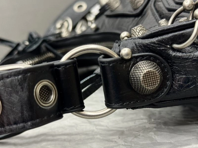 AllSeason Balenciaga Le Cagole Limited Edition Studded Moto Bag 72693