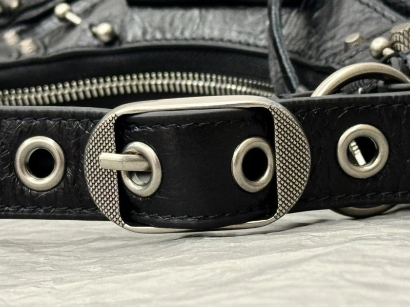AllSeason Balenciaga Le Cagole Limited Edition Studded Moto Bag 72693