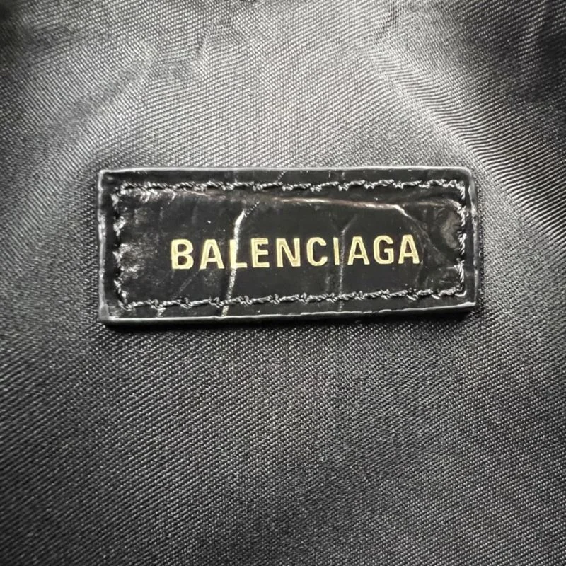 Balenciaga Le Cagole Mini Crocodile Half-Moon Bag GoAnywhere 38357