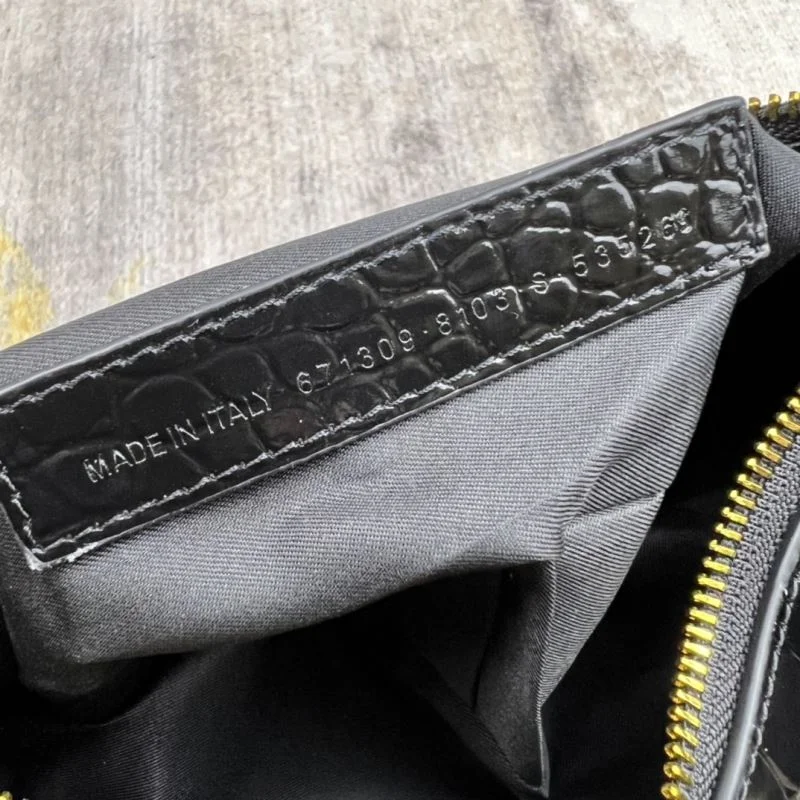 Balenciaga Le Cagole Mini Crocodile Half-Moon Bag GoAnywhere 38357