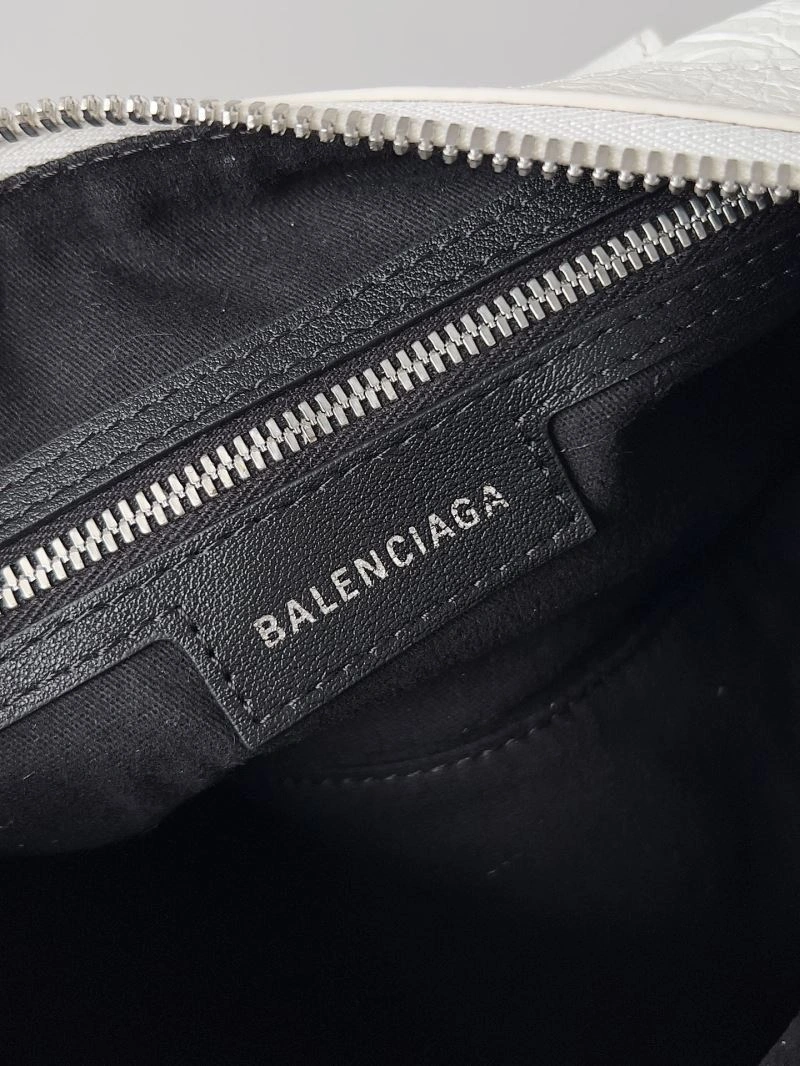 Balenciaga Le Cagole Mini Duffle Bag in Black Lambskin Leather Lightweight 78768