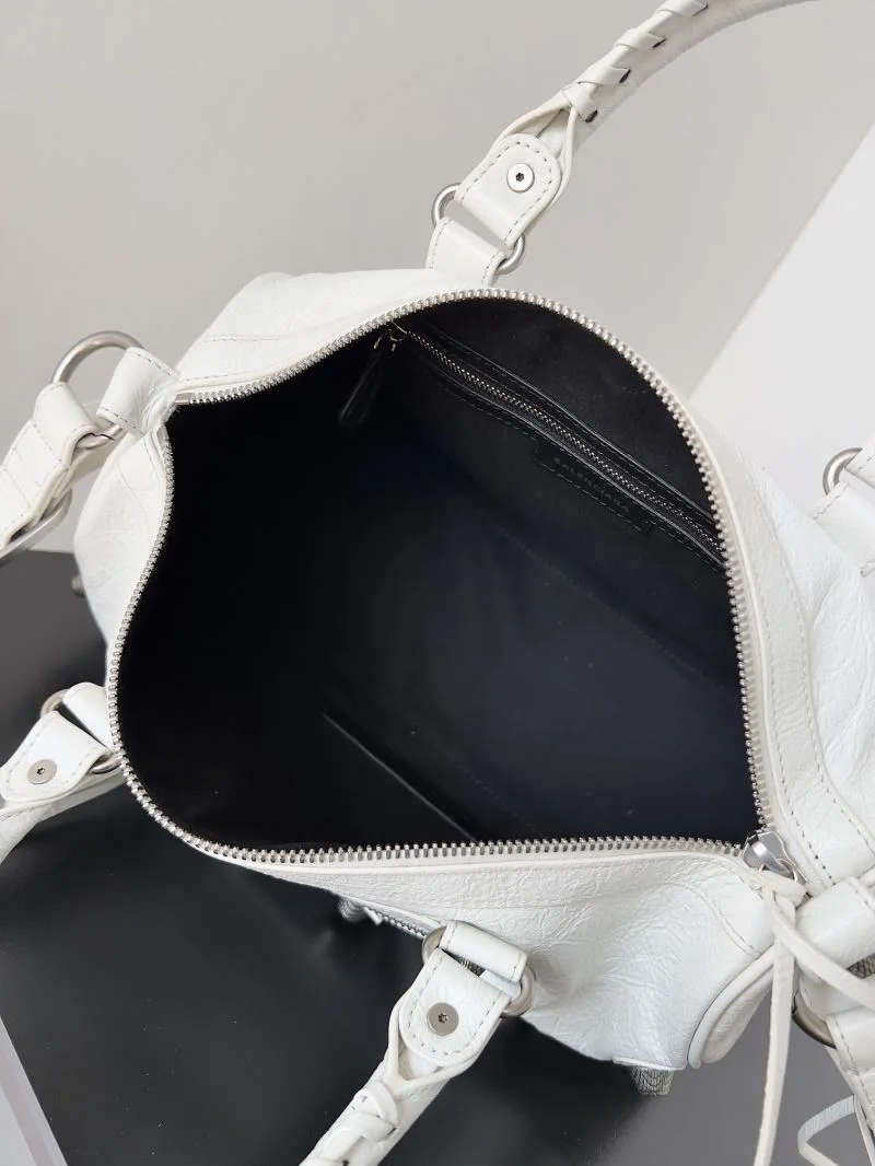 Vibrant Balenciaga Le Cagole Mini Duffle Bag with Heart Mirror 37756