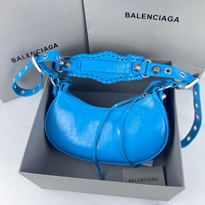 ComfortFit Balenciaga Le Cagole Mini Half-Moon Dumpling Bag 38346