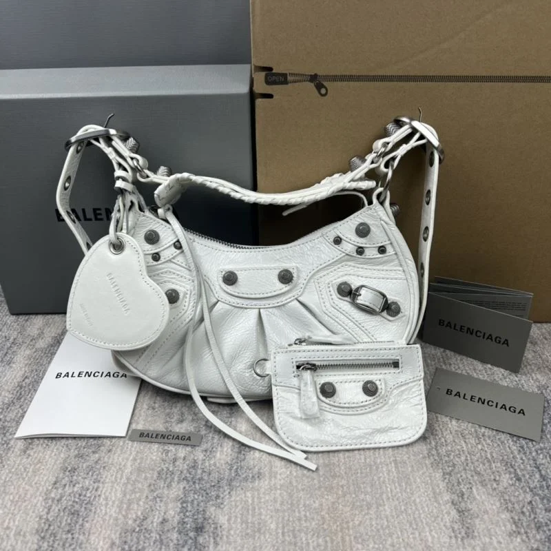 Elegant Balenciaga Le Cagole Mini Horn Dumpling Bag - Vintage 38377