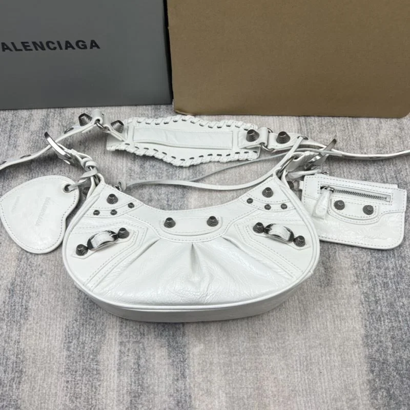 Elegant Balenciaga Le Cagole Mini Horn Dumpling Bag - Vintage 38377