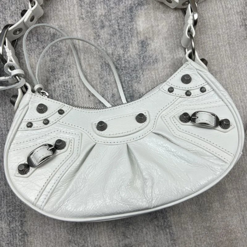 Elegant Balenciaga Le Cagole Mini Horn Dumpling Bag - Vintage 38377