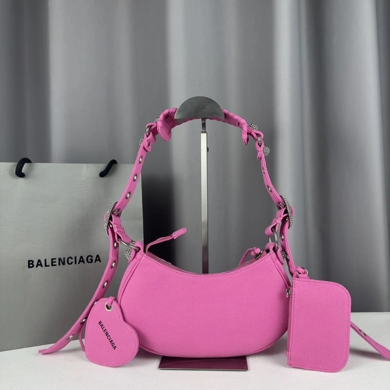 Balenciaga Le Cagole Mini Powder Blue Denim Shoulder Bag QuickDry 78379