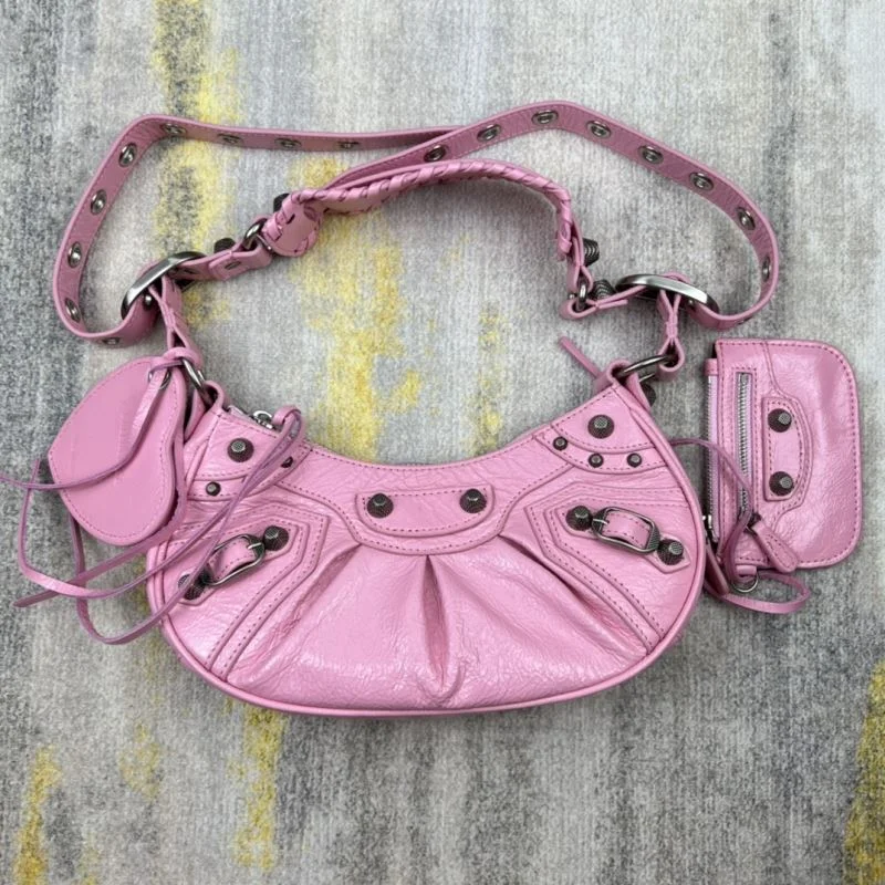 Balenciaga Le Cagole Retro Half-Moon Dumpling Bag Functional 38361