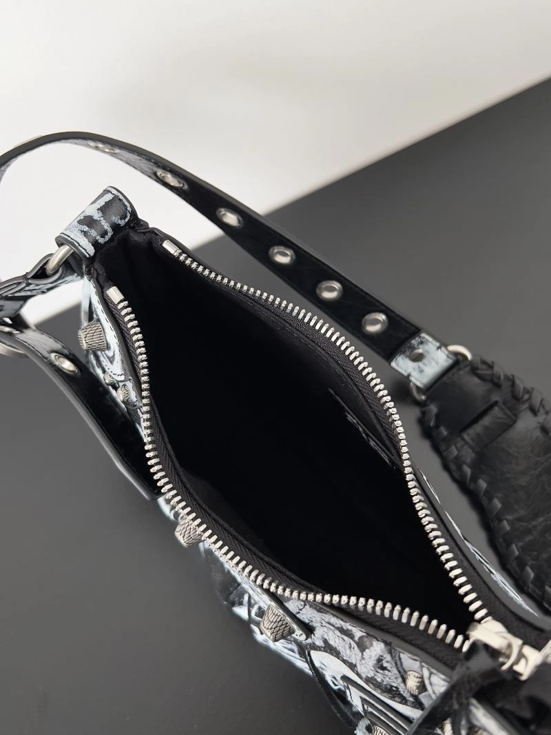 Balenciaga Le Cagole Retro Half-Moon Studded Handbag TimelessDesign 78829