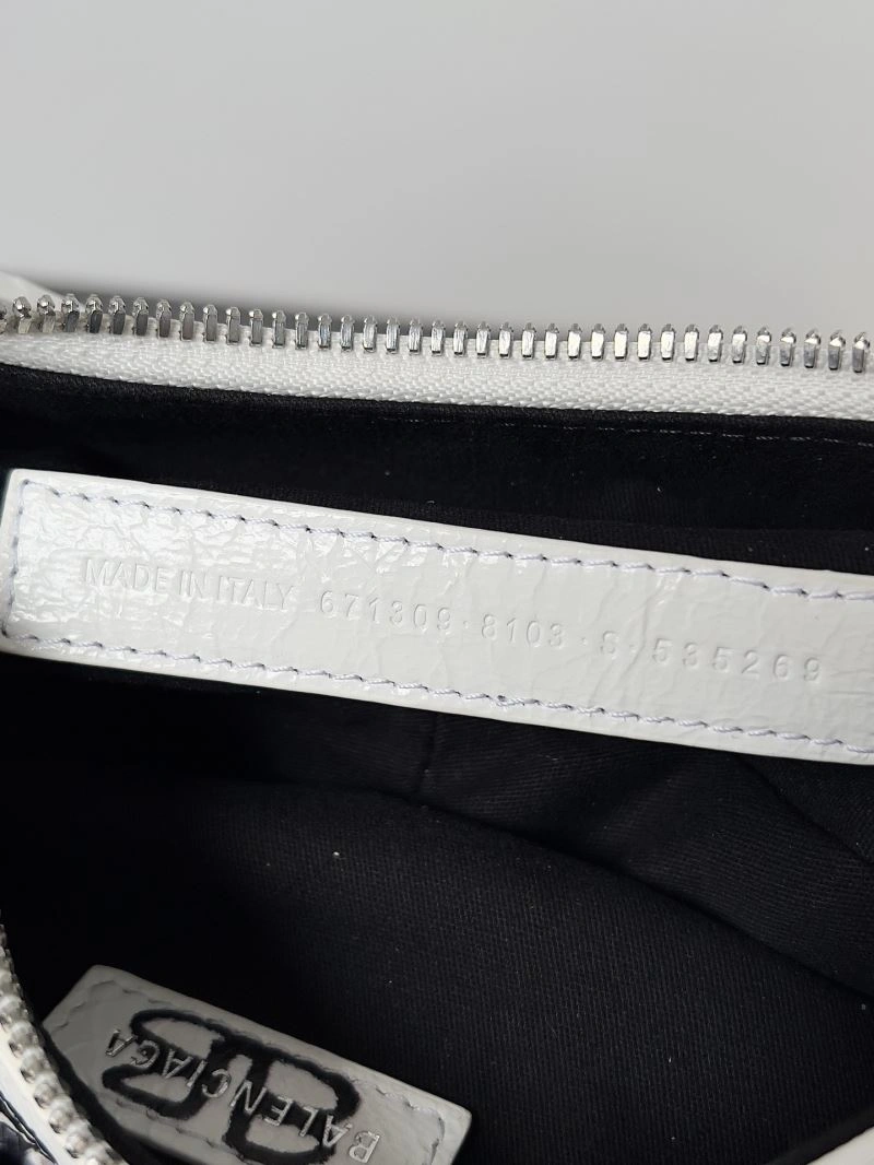 Neat Balenciaga Le Cagole Retro Half-Moon Studded Shoulder Bag 78822
