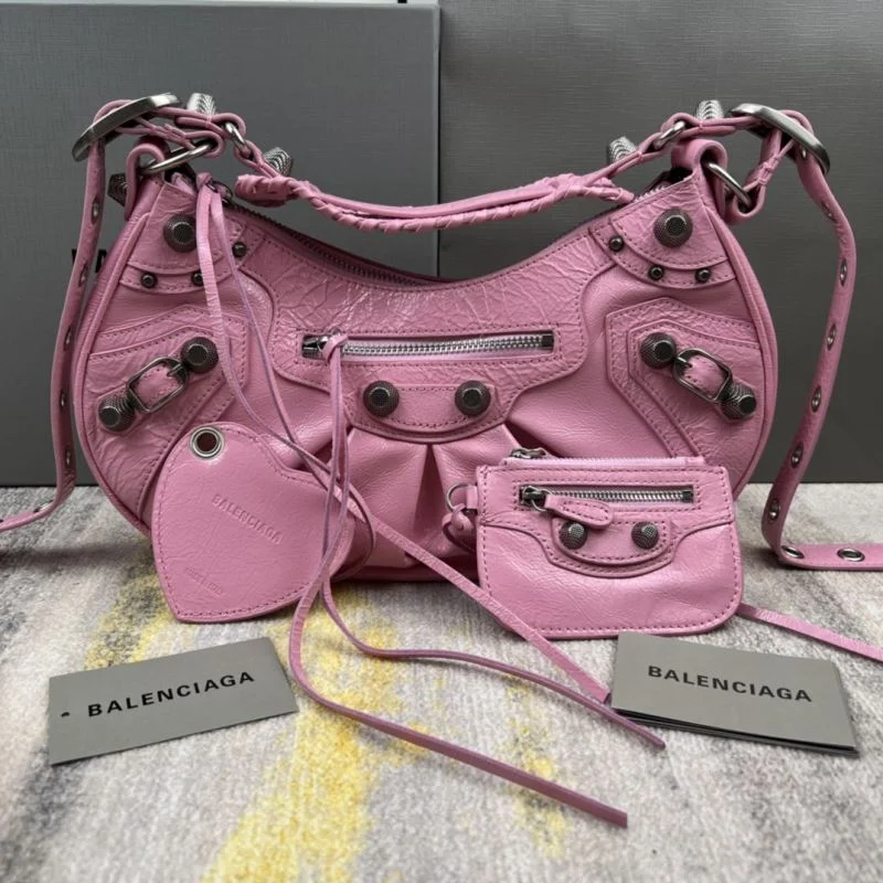 Balenciaga Le Cagole Retro Motorcycle Dumpling Bag TopPick 38347