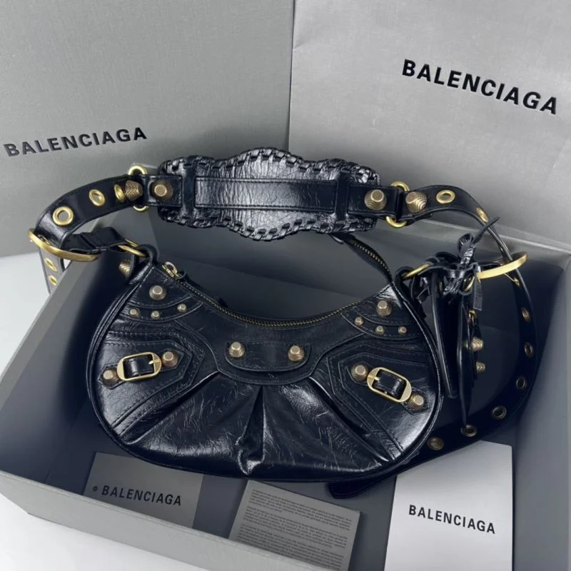 Attractive Balenciaga Le Cagole Retro Motorcycle Dumpling Bag 38336