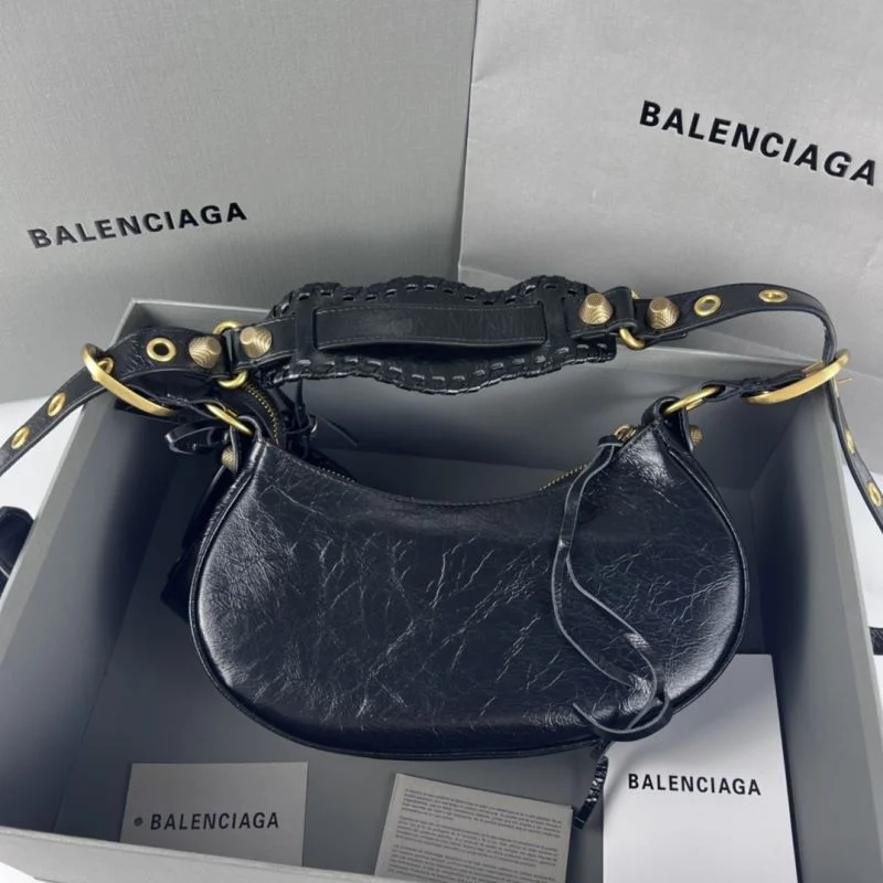 Attractive Balenciaga Le Cagole Retro Motorcycle Dumpling Bag 38336