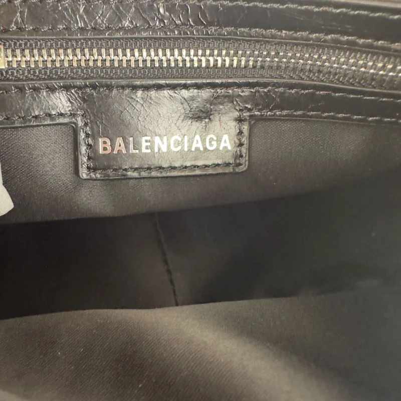 Durable Balenciaga Le Cagole Rhinestone Half-Moon Crossbody Bag 38387