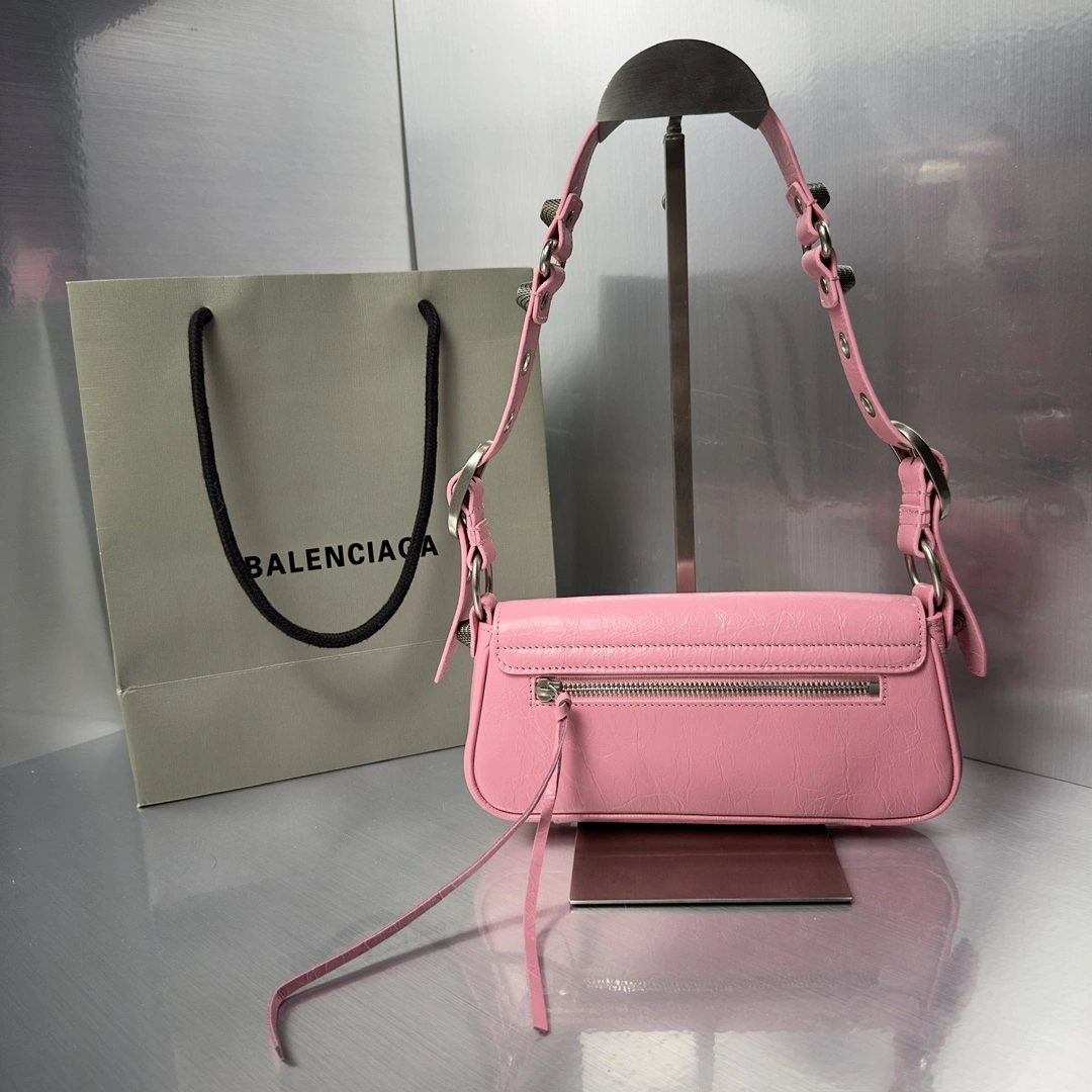 UrbanChic Balenciaga Le Cagole Small Baguette Sling Bag in Lambskin 61083