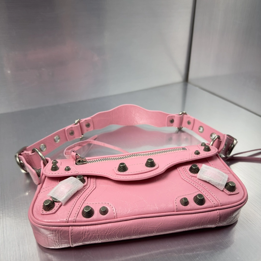 UrbanChic Balenciaga Le Cagole Small Baguette Sling Bag in Lambskin 61083