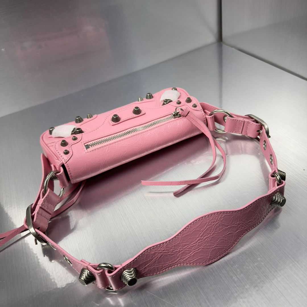 UrbanChic Balenciaga Le Cagole Small Baguette Sling Bag in Lambskin 61083