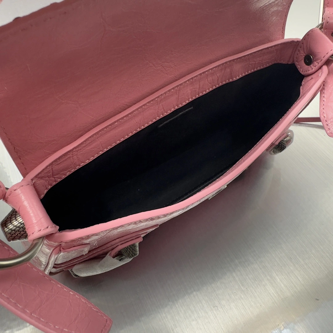 UrbanChic Balenciaga Le Cagole Small Baguette Sling Bag in Lambskin 61083