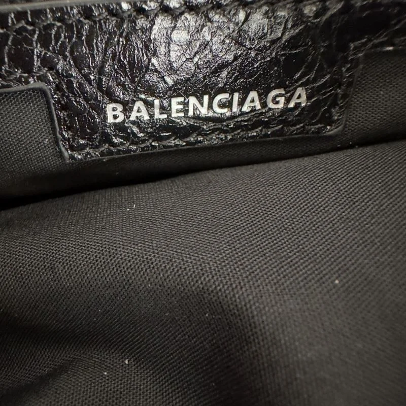 Balenciaga Le Cagole Small Graffiti Half-Moon Crossbody Bag OnTrend 38332