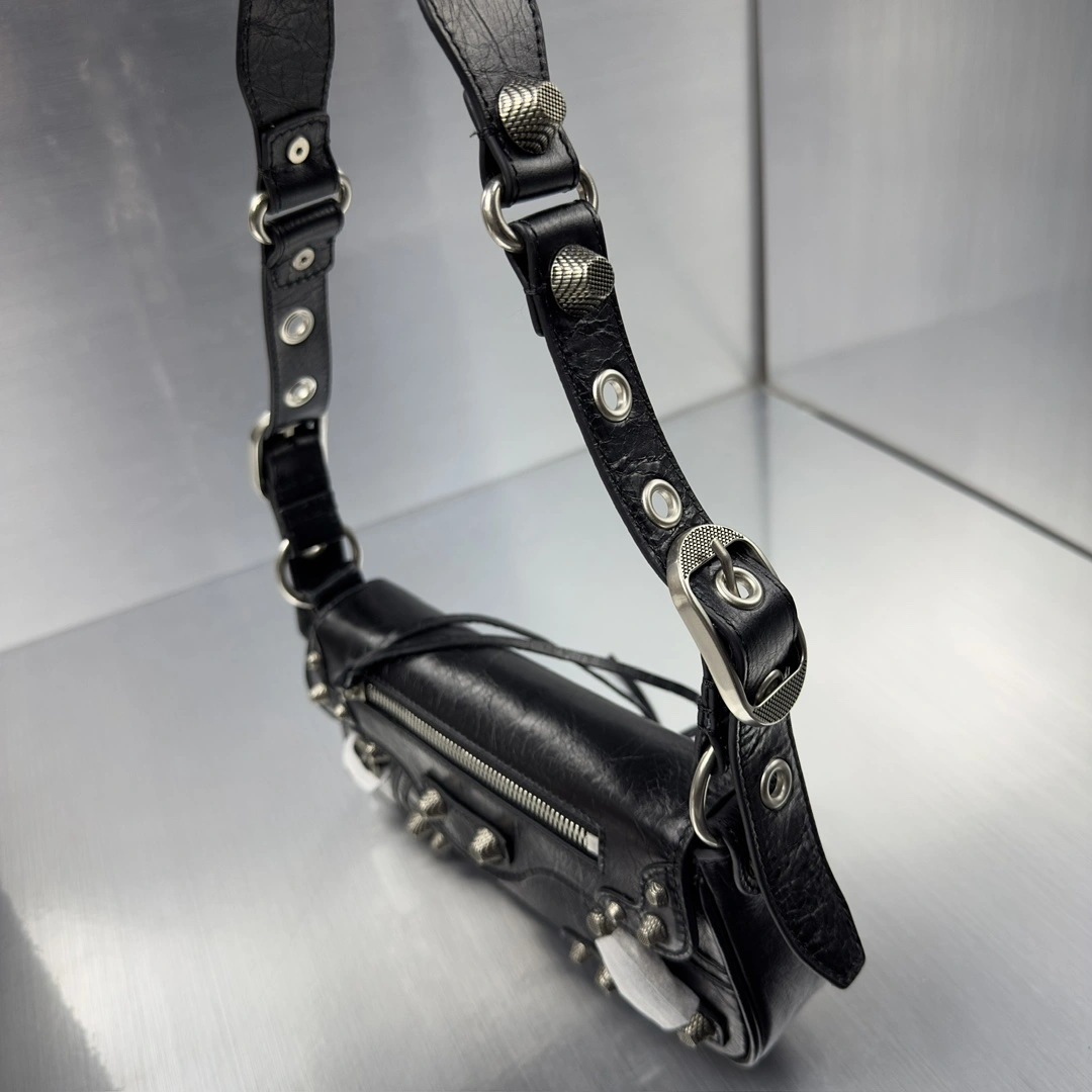 Upgraded Balenciaga Le Cagole Small Sling Bag -  Italian Lambskin 61089