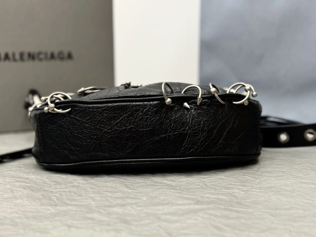 Balenciaga Le Cagole Studded Motorcycle Bag - Limited Edition Youthful 61080