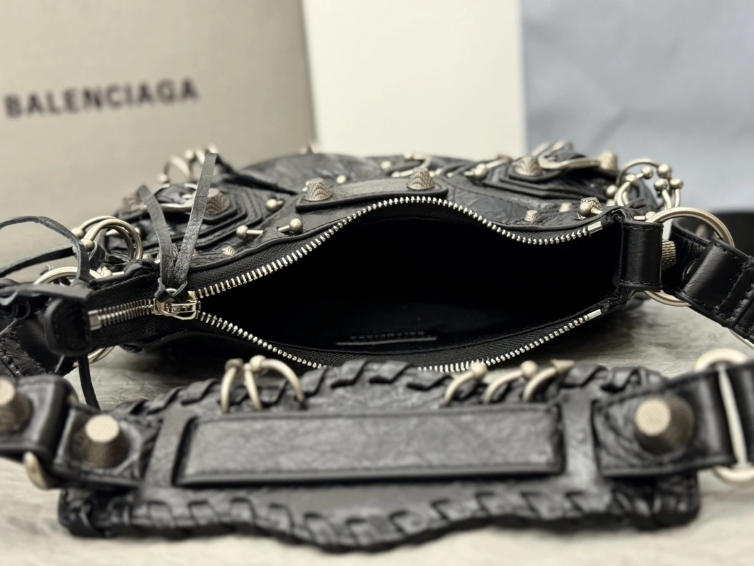 Balenciaga Le Cagole Studded Motorcycle Bag - Limited Edition Youthful 61080