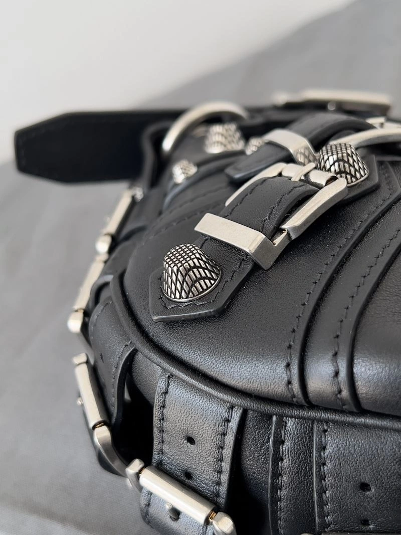 Balenciaga Le Cagole Vintage Buckle Half-Moon Handbag ZipUp 72760
