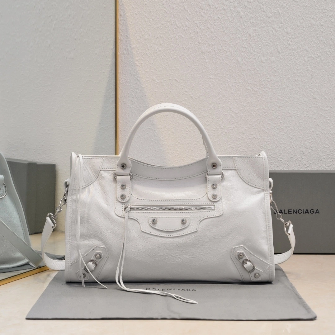 TechFriendly Balenciaga Lie City 2024 Motorcycle Bag - Vintage Revived 61031