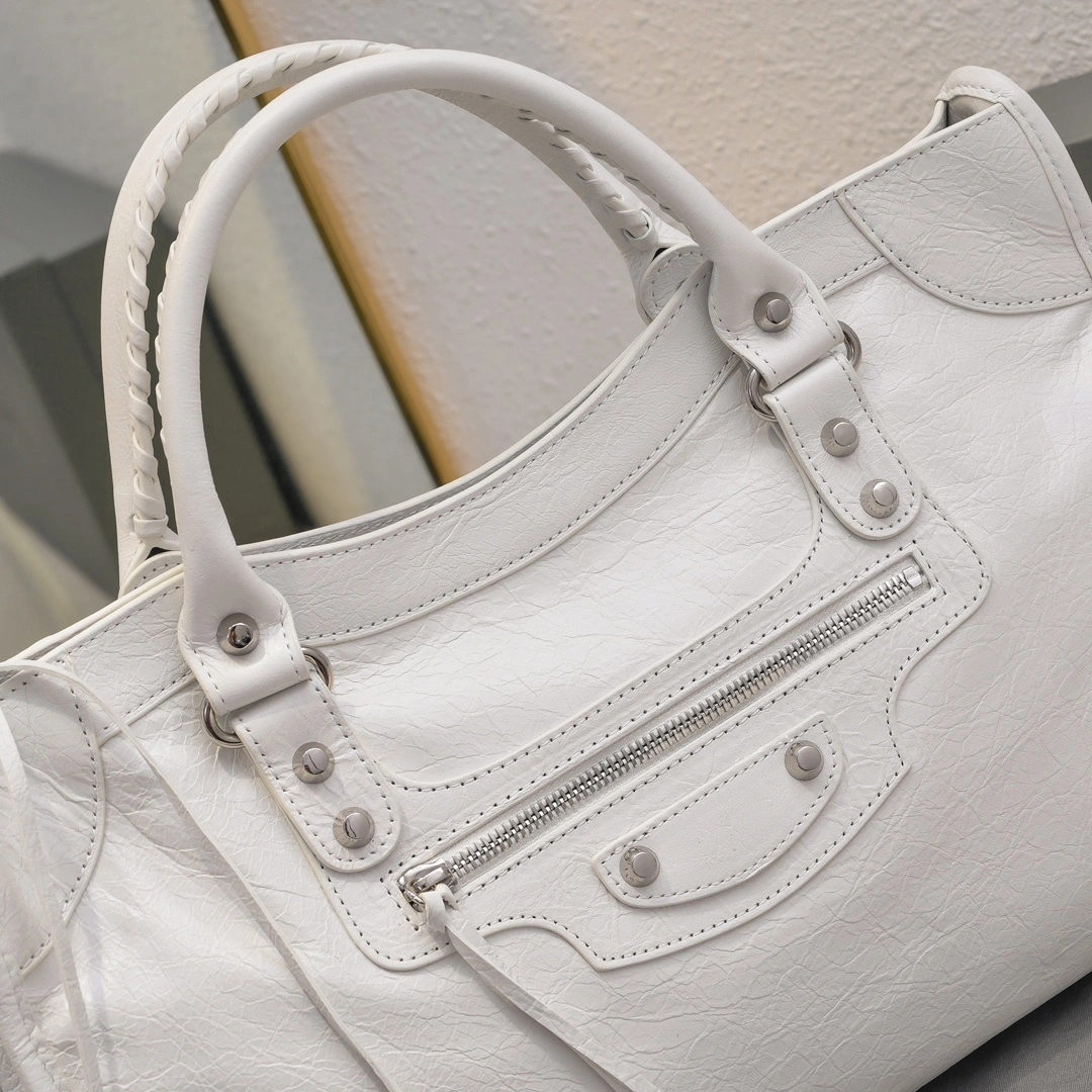 TechFriendly Balenciaga Lie City 2024 Motorcycle Bag - Vintage Revived 61031