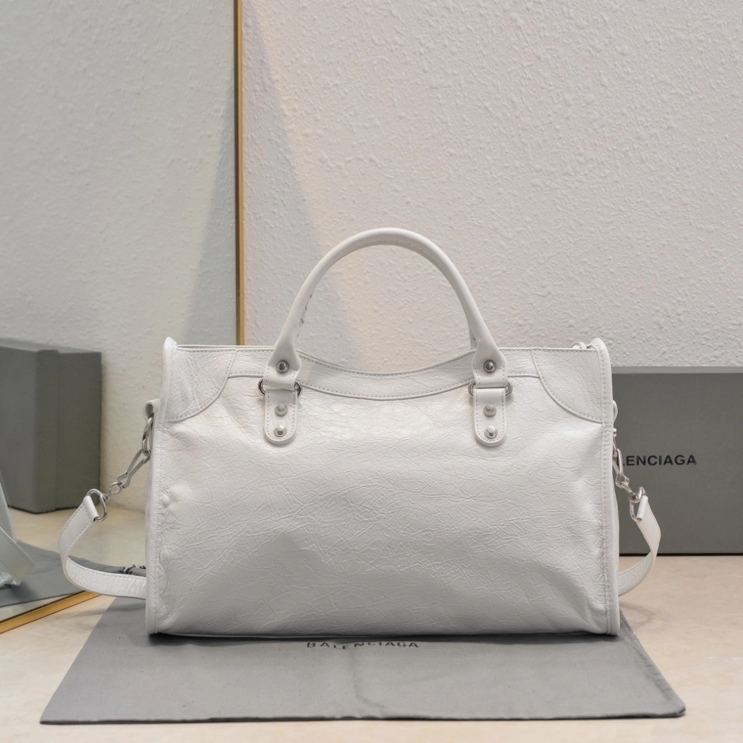 TechFriendly Balenciaga Lie City 2024 Motorcycle Bag - Vintage Revived 61031