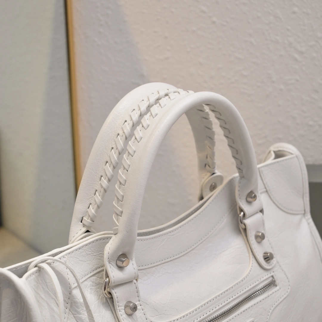 TechFriendly Balenciaga Lie City 2024 Motorcycle Bag - Vintage Revived 61031