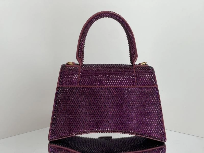 Balenciaga Limited Edition Hourglass Red Diamond Bag Versatile 72584