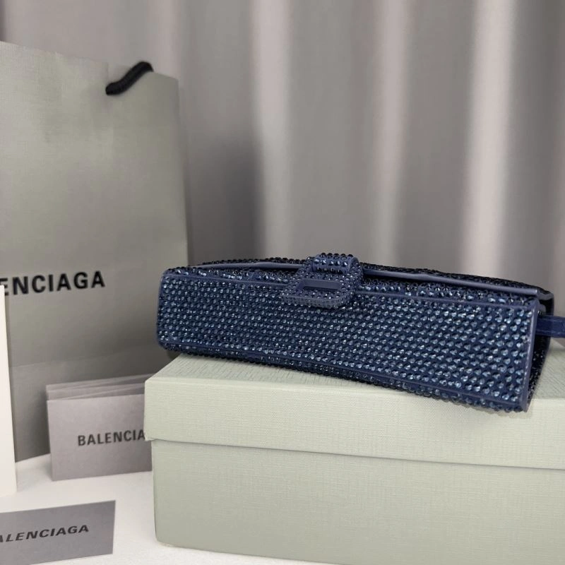 Balenciaga Limited Edition Hourglass Rhinestone Chain Bag EasyMatch 75314