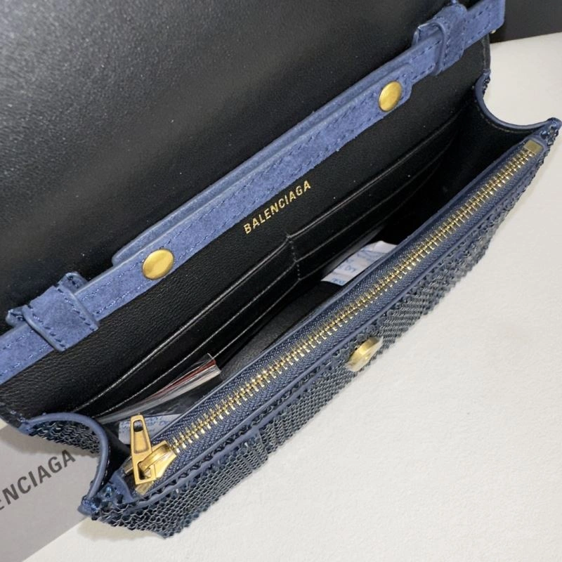 Balenciaga Limited Edition Hourglass Rhinestone Chain Bag EasyMatch 75314
