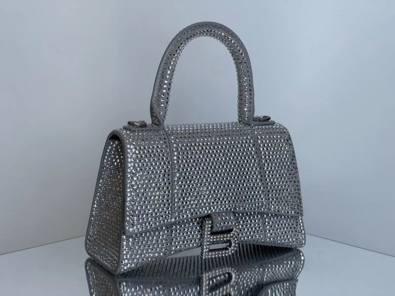 Durable Balenciaga Limited Edition Studded Hourglass Sand Timer Bag 72573