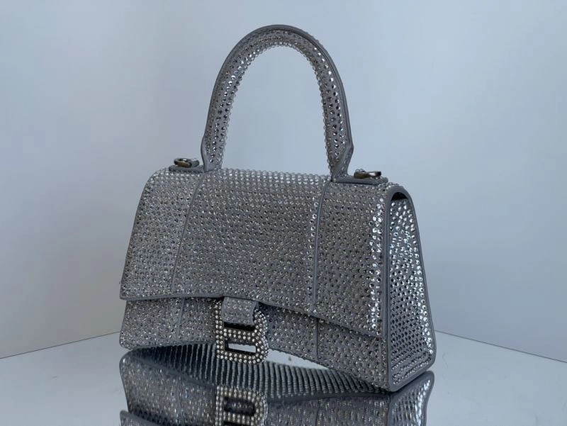 Durable Balenciaga Limited Edition Studded Hourglass Sand Timer Bag 72573