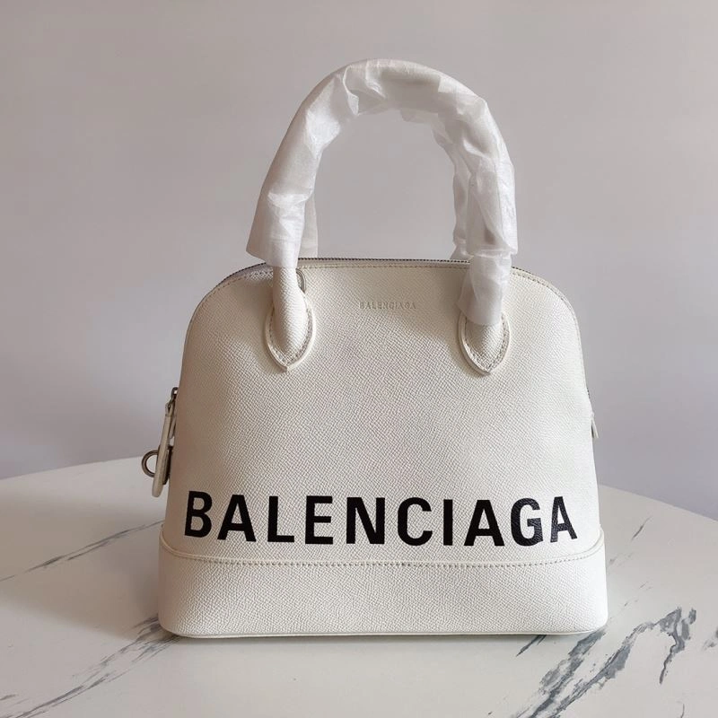 EyeCatching Balenciaga Limited Edition White Embossed Shell Bag 75241