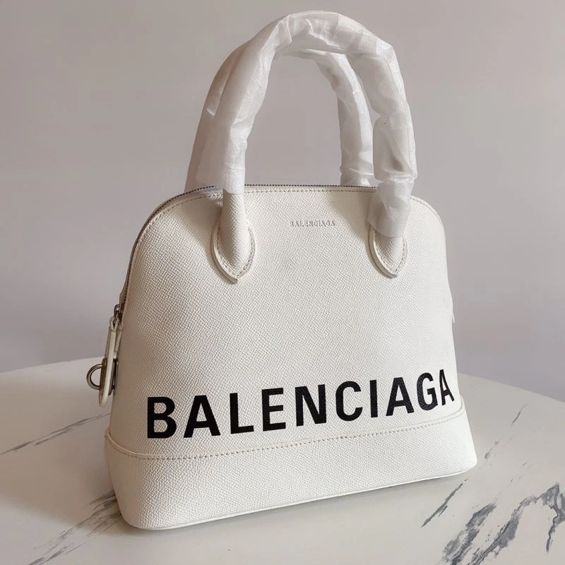 EyeCatching Balenciaga Limited Edition White Embossed Shell Bag 75241