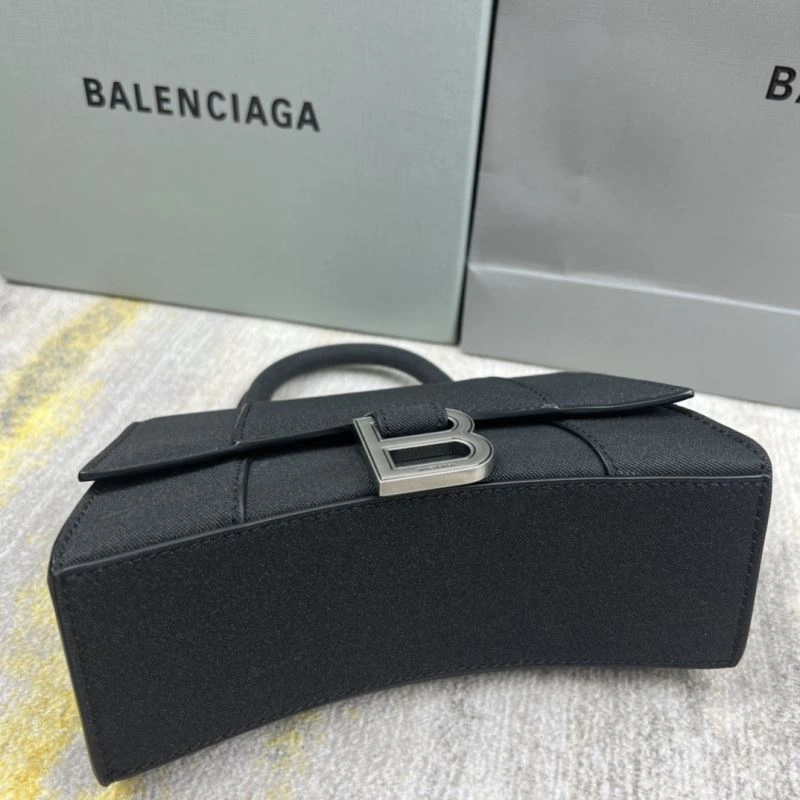 Balenciaga Luminous Crescent Hourglass Bag - Shiny Black Balenciaga SunProtective 78737