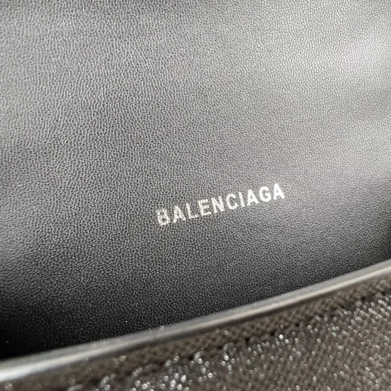 Balenciaga Luminous Crescent Hourglass Bag - Shiny Black Balenciaga SunProtective 78737